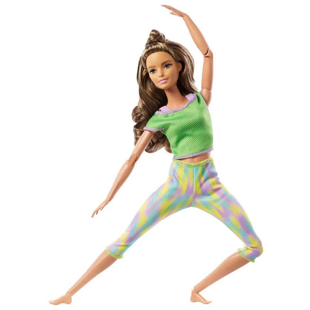 Barbie Movimiento Sin Límites Articulada Morena Con Ropa Deportiva De Juguete - Image 2
