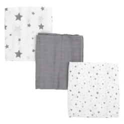 Muselina Stars Pack 3 80X80 Cm