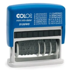Colop Sello De Entintaje 120 Formula Y Fecha 4 Mm Esp