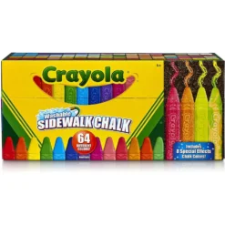 Caja 64 Tizas Suelo Crayola