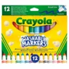 Crayola Set 12 Rotuladores Super Lavables Maxi Punta