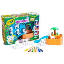 Crayola Set Oasis+4 Cachorros Washimals Safari