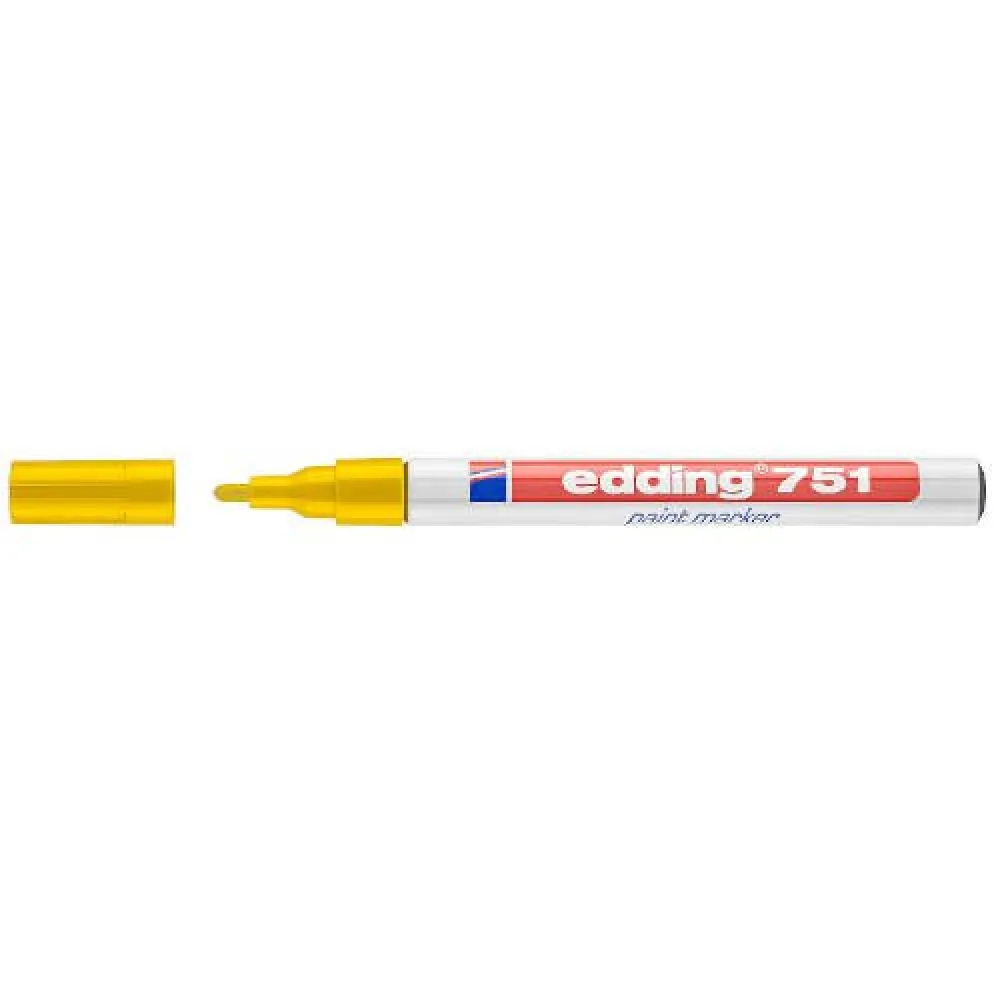 Edding Marcador Permanente 1-2 Mm 751 Amarillo - Image 2