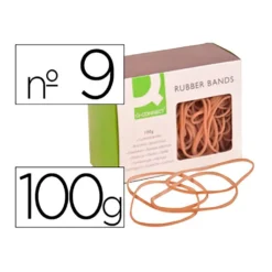 Q-CONNECT Goma Elástica N9 2x90 Mm 100 Gr