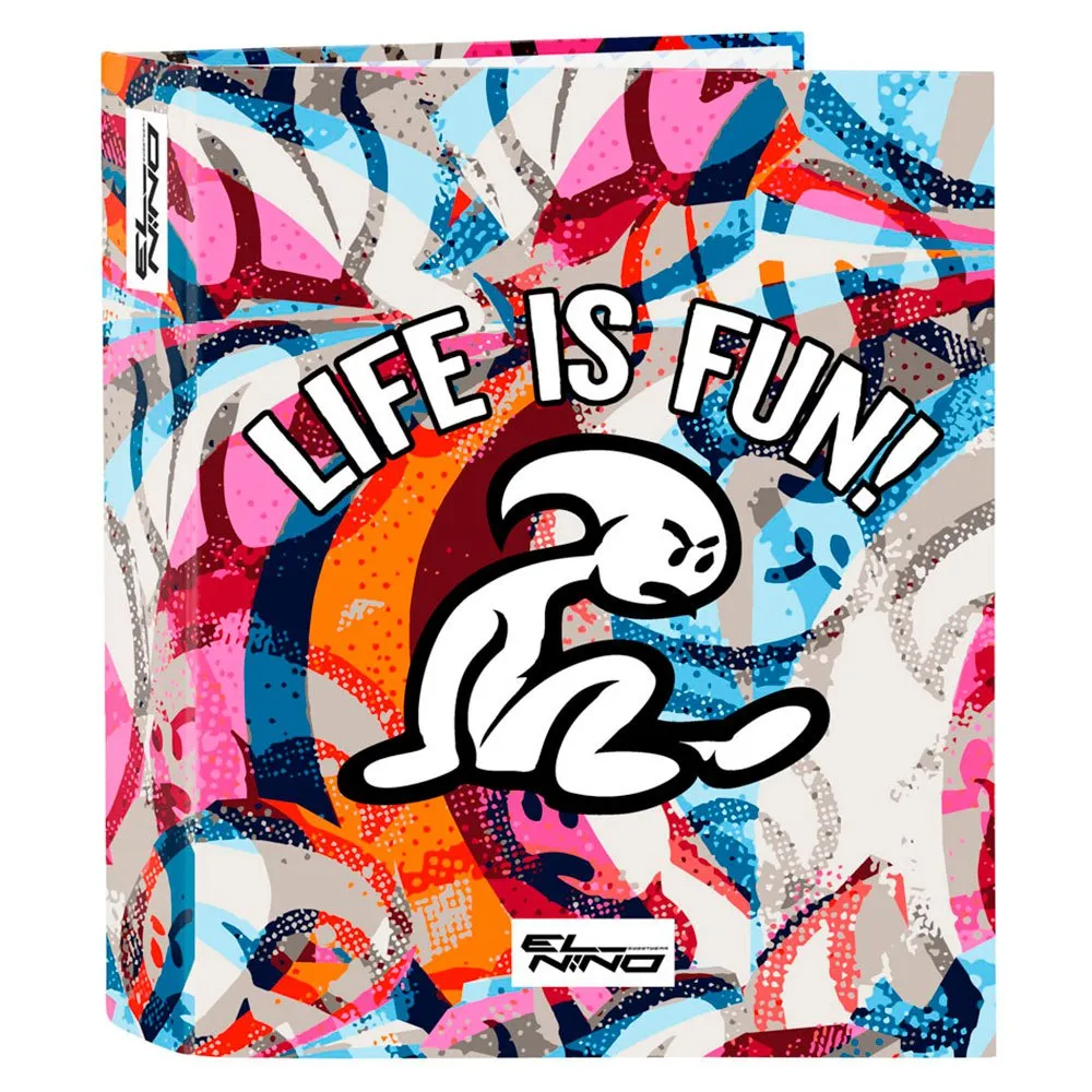 Safta Carpeta El Niño Life Es Divertido 4 Anillas