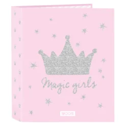 Safta Carpeta Moos Magic Niñas 4 Anillas