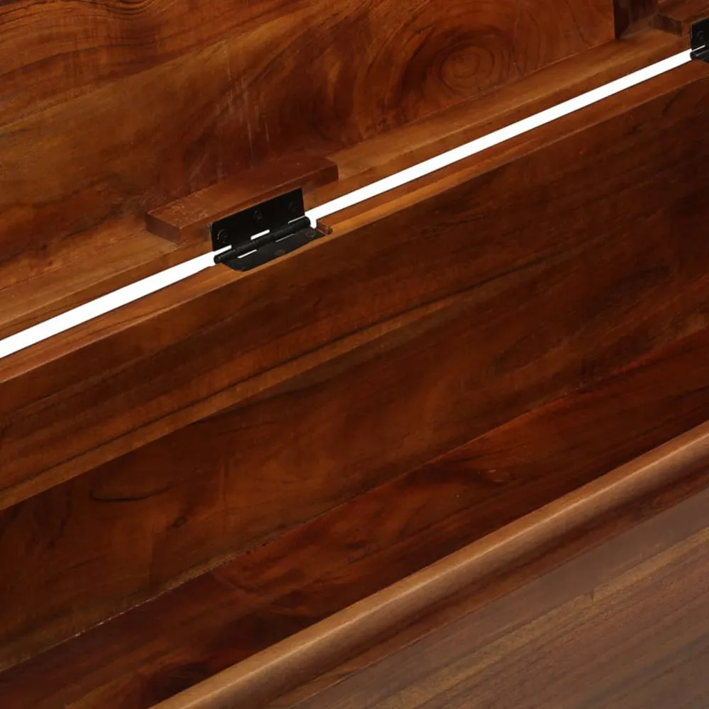 VIDAXL Baúl Almacenajemadera 110X35X41Cm - Image 3