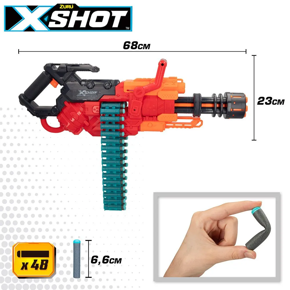 X-Shot Pistola Lanzadora De Dardos Excel Crusher - Image 4